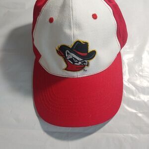 Quad Cities River Bandits Hat Cap Strap Backs White Red